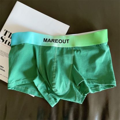 [Copy]【升級内檔吸濕排汗】時尚北歐風字母腰帶純色透氣抗菌U凸囊袋運動男士四角内褲