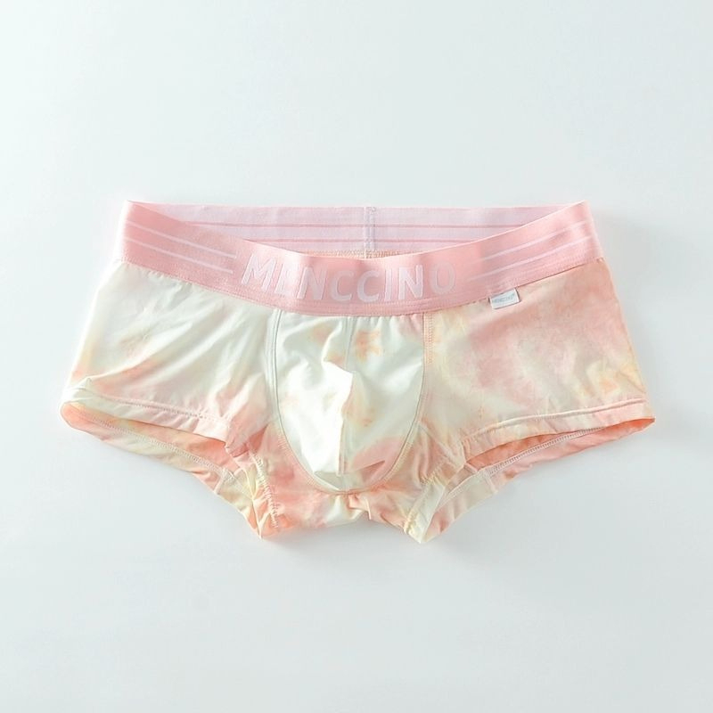 【潮流涂鸦系列】秋季新品印花超柔冰絲低腰男士四角内褲