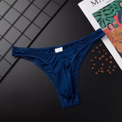 [Copy]【立體承托大空間】經典撞色純棉透大囊袋男士三角内褲