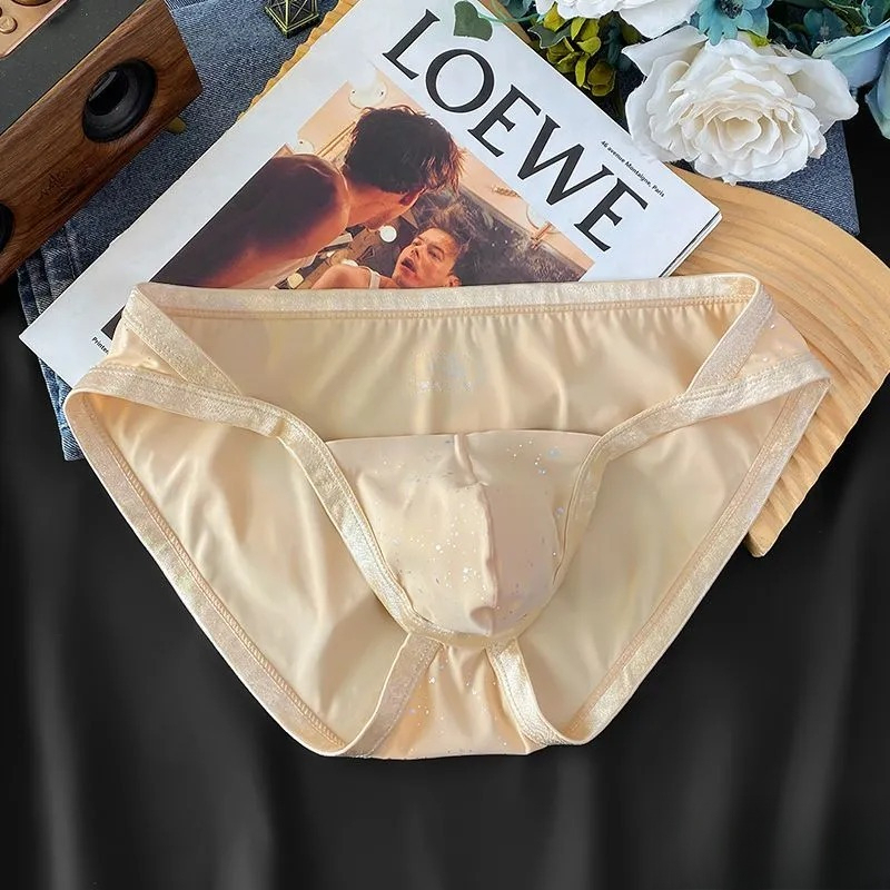 [Copy]【空氣感冰絲體驗】透氣冰絲輕薄一片式U凸男士丁字内褲