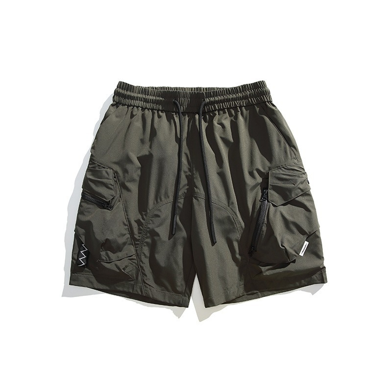 【三防美式機能】夏季戶外衝鋒防水運動寬鬆美式復古短褲