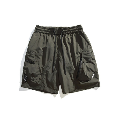 【三防美式機能】夏季戶外衝鋒防水運動寬鬆美式復古短褲