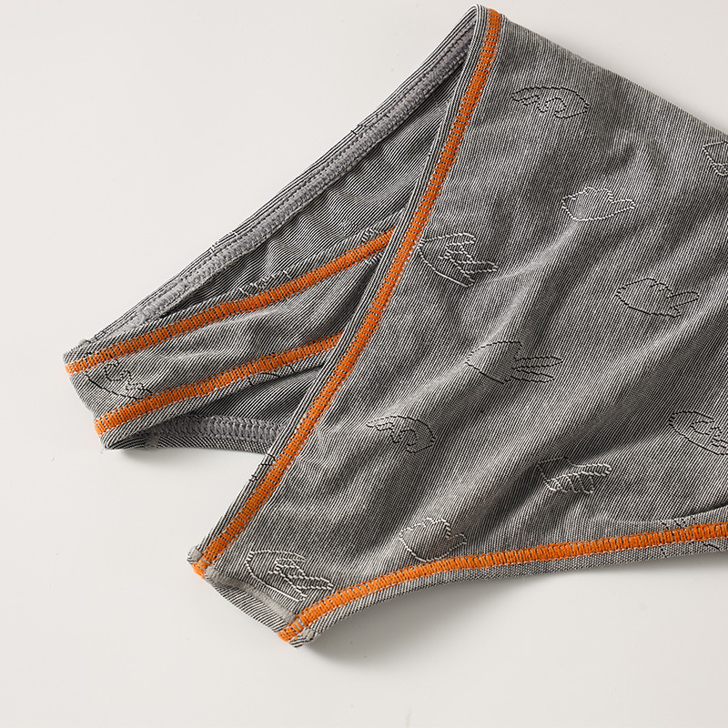 【舒仕莫代爾系列】性感印花撞色低腰透氣U凸大囊袋男士三角內褲