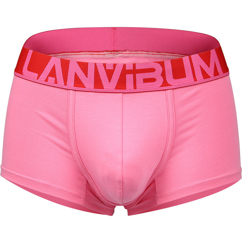 [Copy]【糖果風系列】秋季新品印花超柔冰絲低腰男士四角内褲