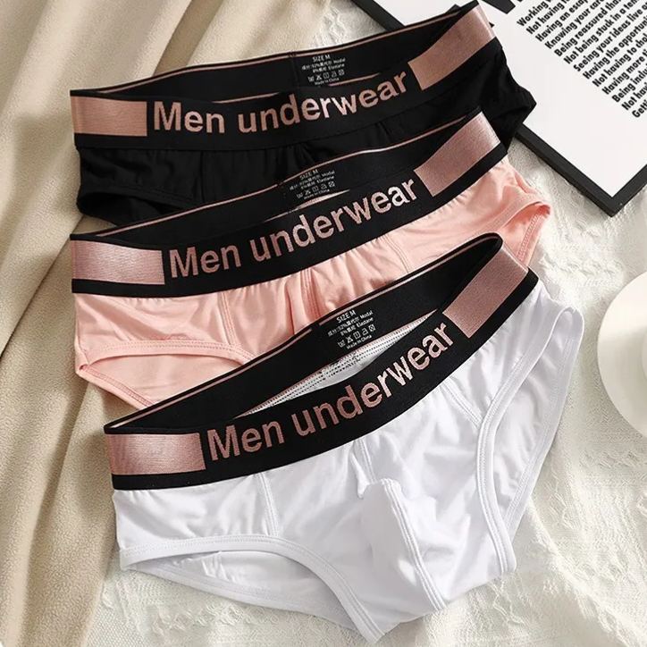 【輕柔云感體驗】吸濕透氣莫代爾太空艙囊袋男士三角内褲