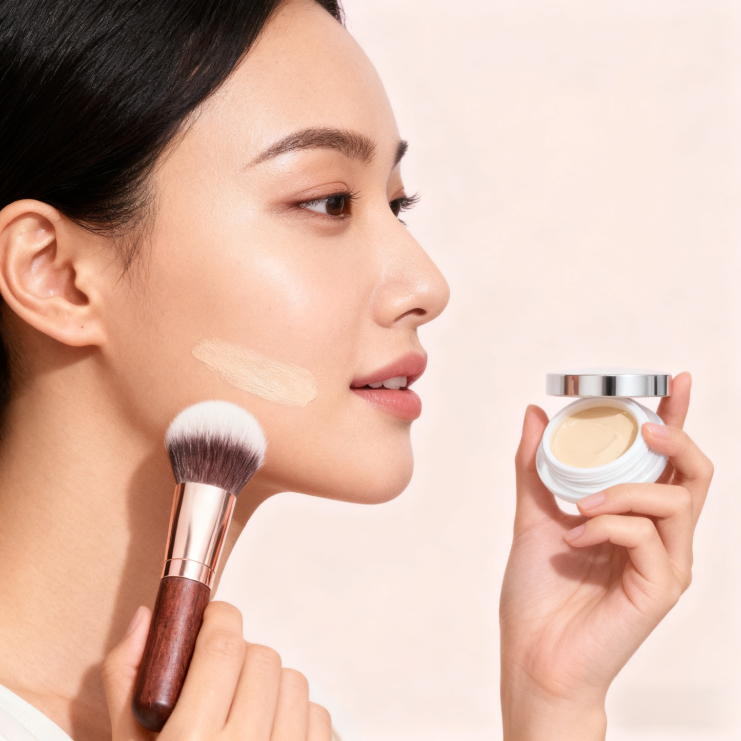 【ซื้อแถมแปรงแต่งหน้า】คอนซีลเลอร์ปกปิดได้ดีขายดี