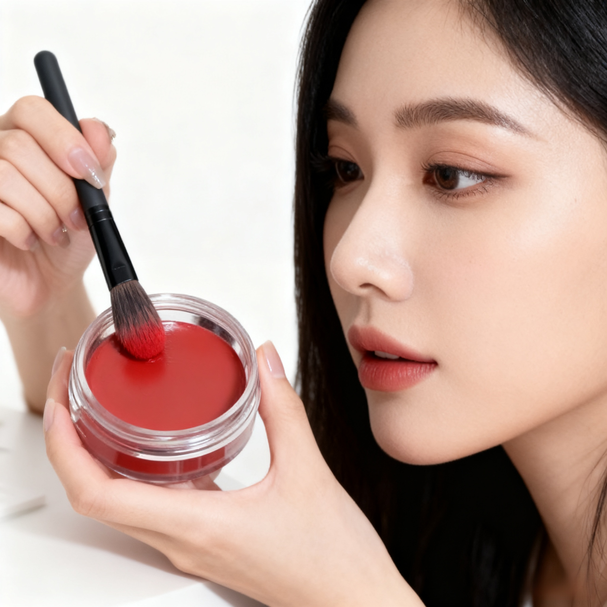 【บลัชออน ไลปาก และคอนทัวร์ หนึ่งผลิตภัณฑ์เดียวครบครัน】ครีมบลัชคอนทัวร์หน้าอเนกประสงค์