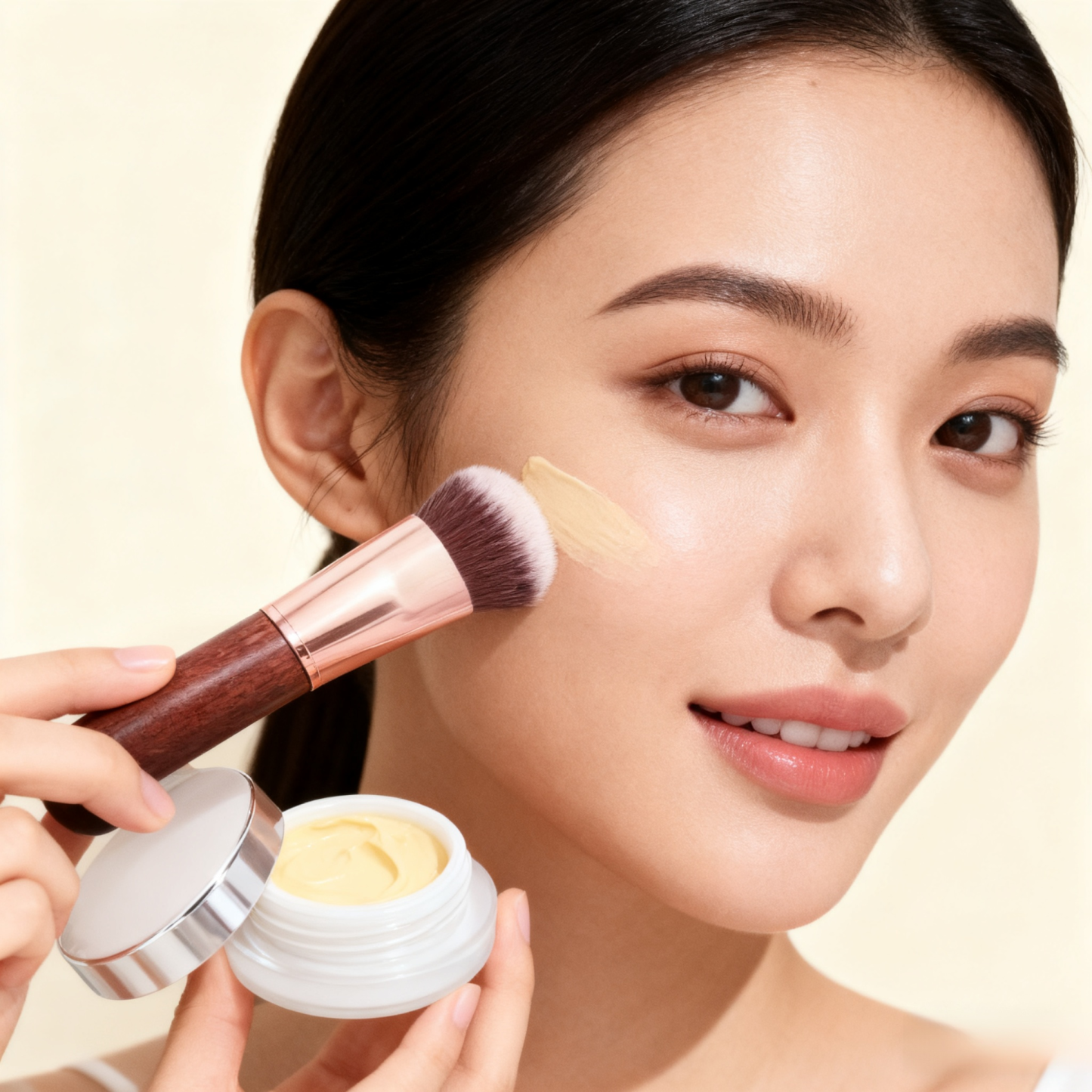 【ซื้อแถมแปรงแต่งหน้า】คอนซีลเลอร์ปกปิดได้ดีขายดี