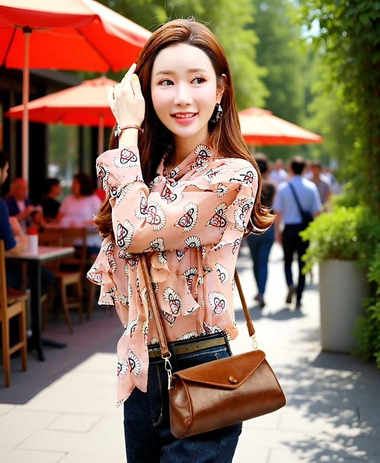 【ทันสมัย ใส่ได้ทุกโอกาส】กระเป๋าสะพายข้างแฟชั่นเรียบง่าย