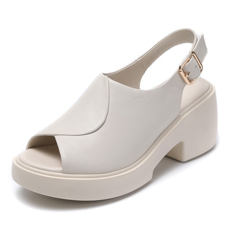 【👠❤️บรรลุ ขายาว ได้อย่างง่ายดาย】รองเท้าแตะปากปลาพื้นหนานุ่มสบาย