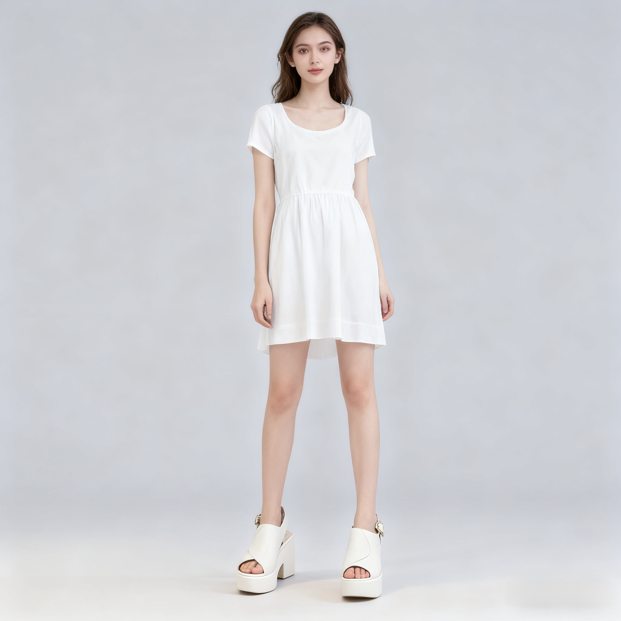 【👠❤️บรรลุ ขายาว ได้อย่างง่ายดาย】รองเท้าแตะปากปลาพื้นหนานุ่มสบาย