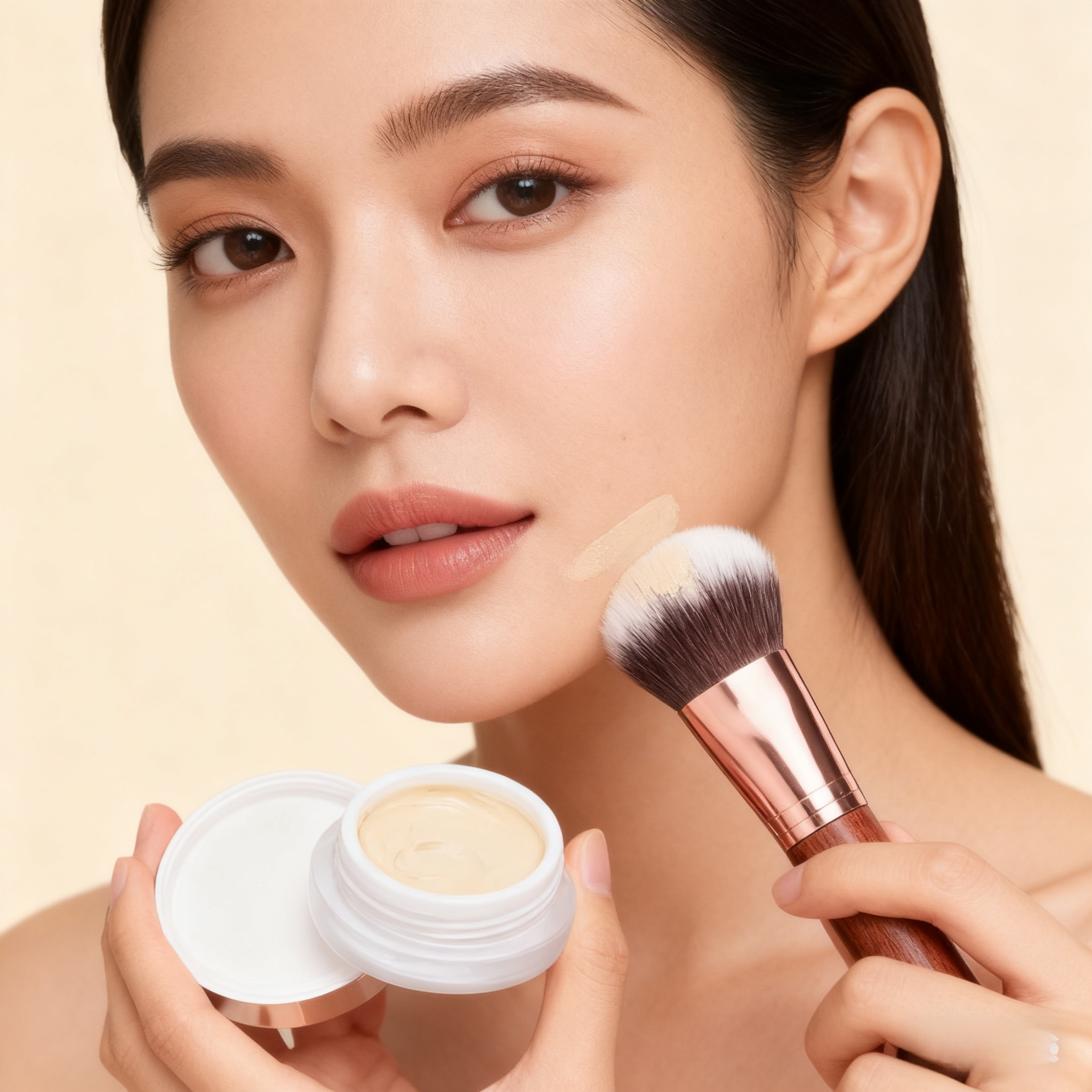 【ซื้อแถมแปรงแต่งหน้า】คอนซีลเลอร์ปกปิดได้ดีขายดี