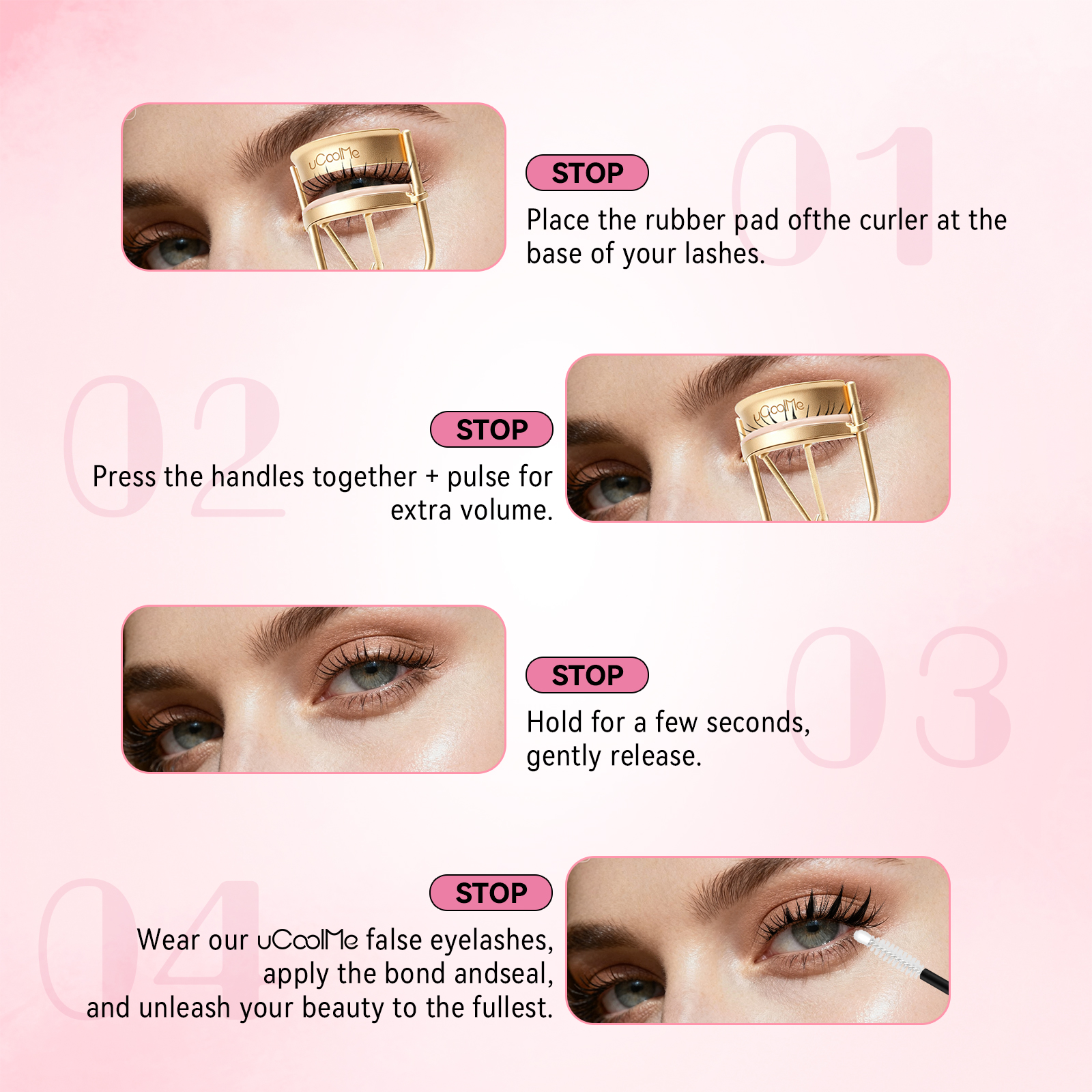 uCoolMr SilkAura Lash Curler Pro