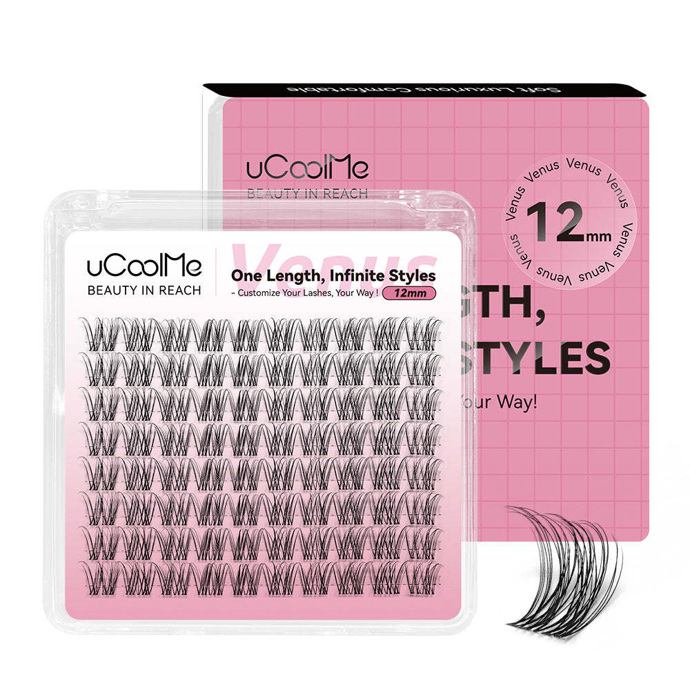 Venus One Length Lashes Custom Lashes.