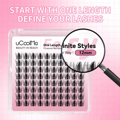 Fariy One Length Lashes Custom Lashes.