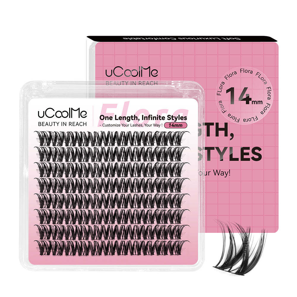 Flora 049 One Length Lashes Custom Lashes-only 8mm.