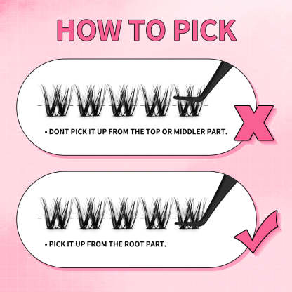 Flora 049 One Length Lashes Custom Lashes-only 8mm.