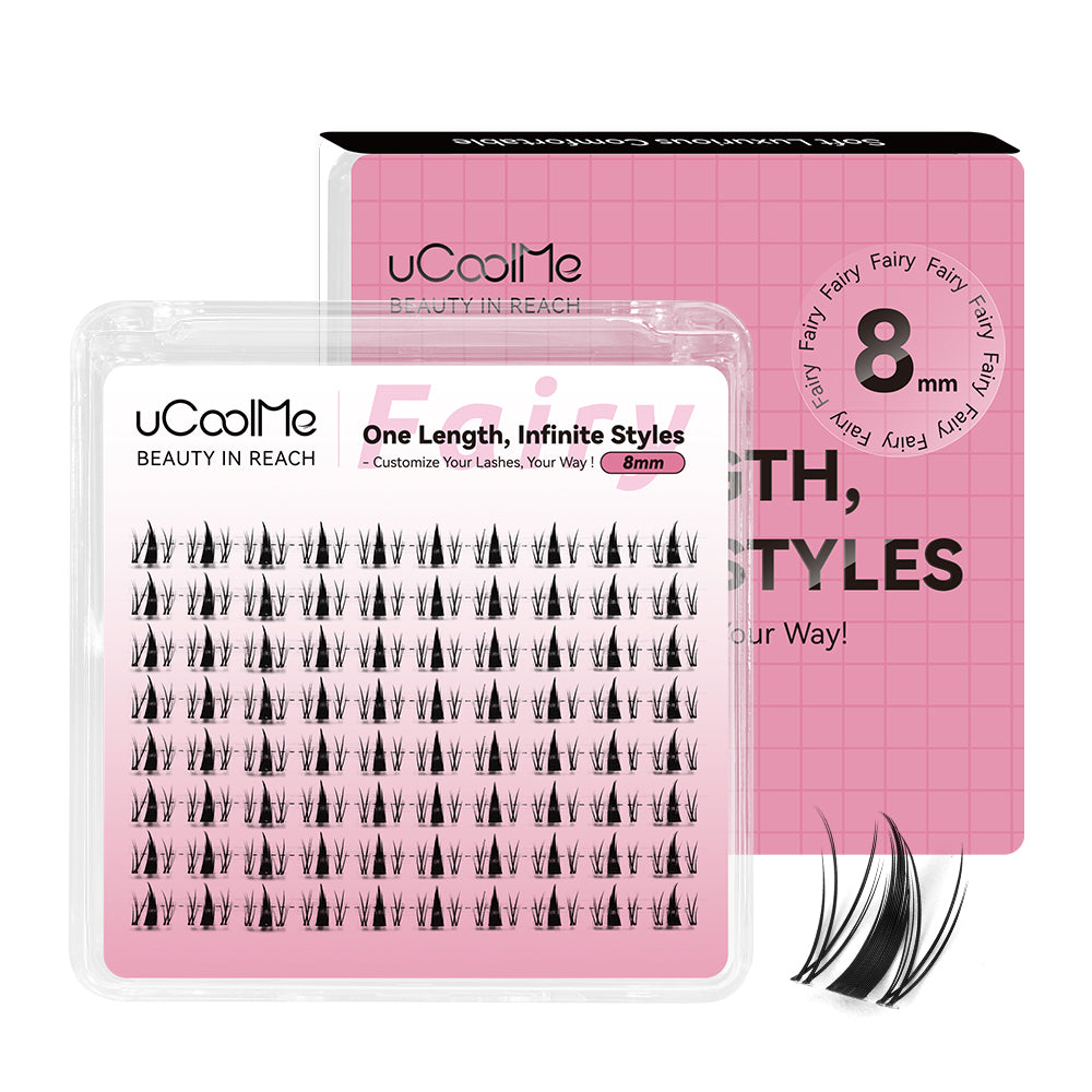 Fariy One Length Lashes Custom Lashes.