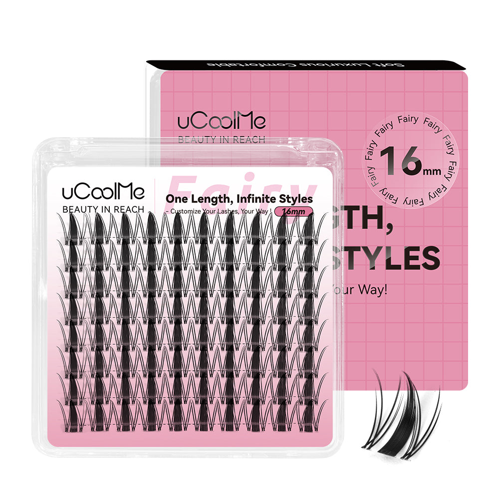 Fariy One Length Lashes Custom Lashes.