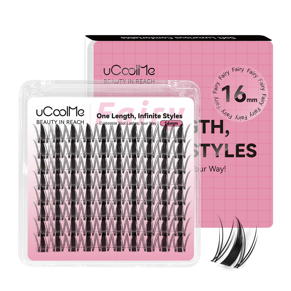 Fariy One Length Lashes Custom Lashes.