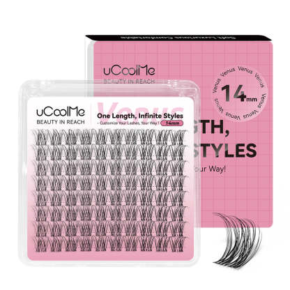 Venus One Length Lashes Custom Lashes.