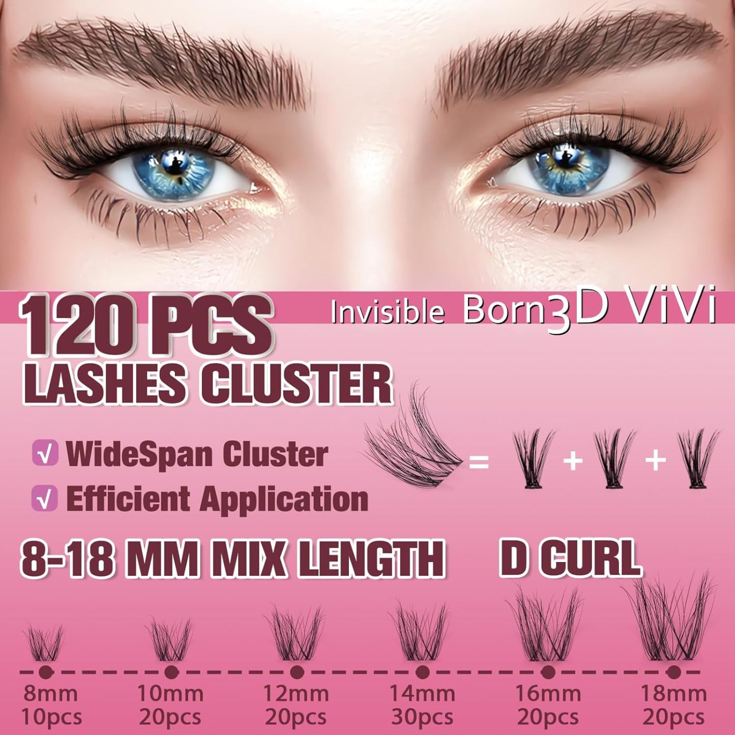 BORN 3D VIVI Lash kit.