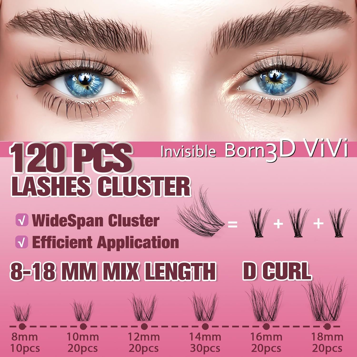 BORN 3D VIVI Lash kit.