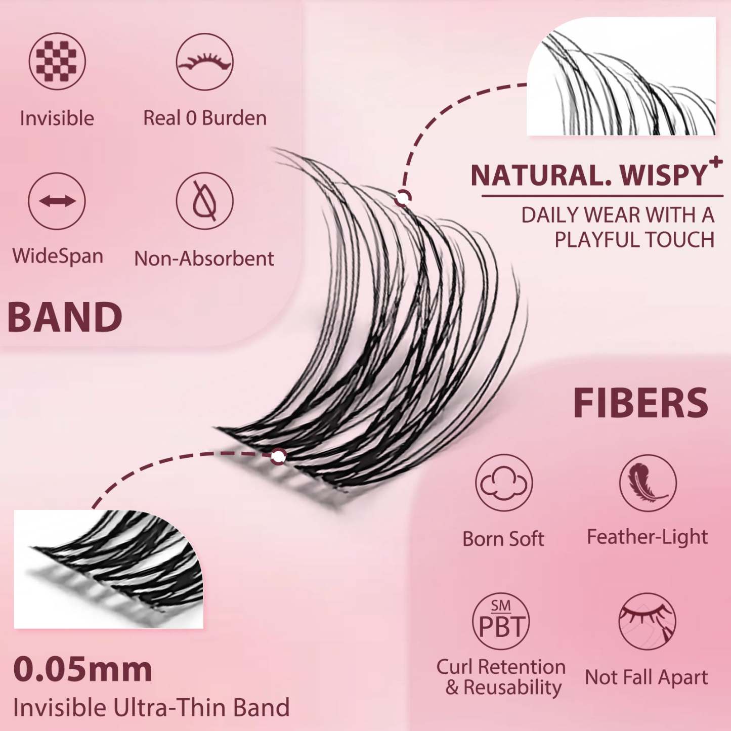 Invisible Band Venus-Lash Only (Short).