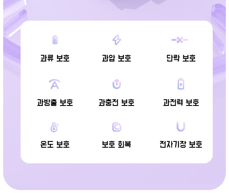 최신 스마트폰과 호환되는 슈퍼 급속 충전 보조배터리