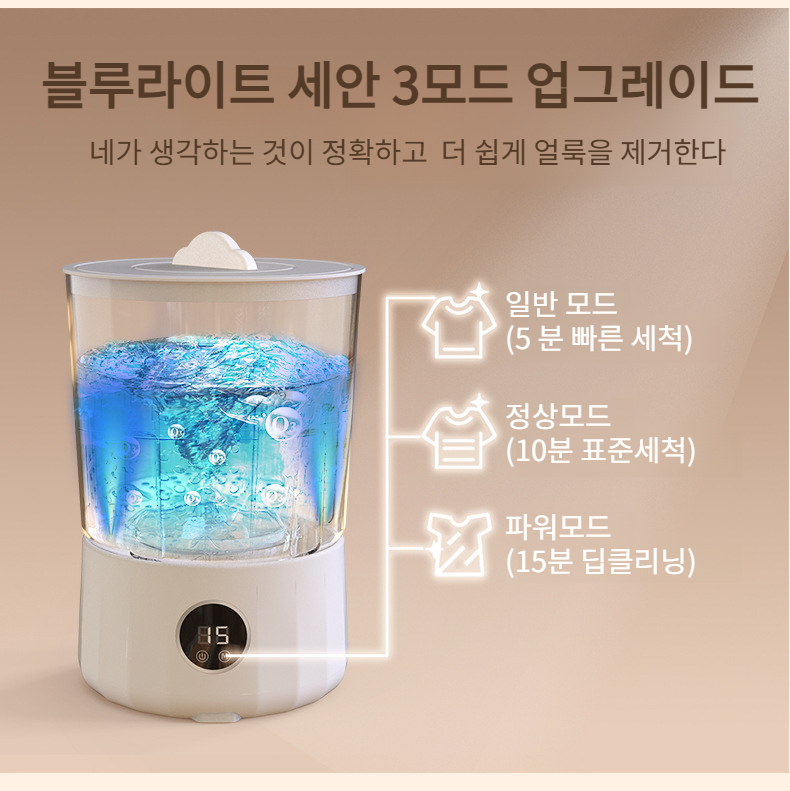 팬티 세탁에 적합한 휴대용 세탁기
