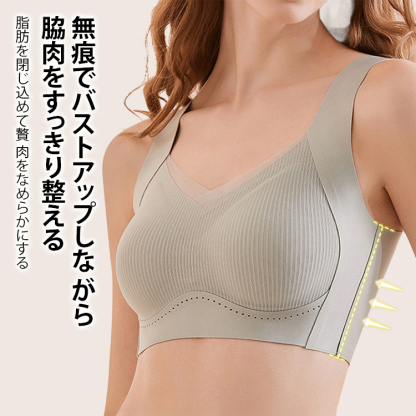 小さな胸が大きく見えるコイルレス下着