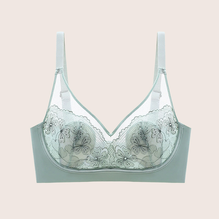 薄型レースブラジャー