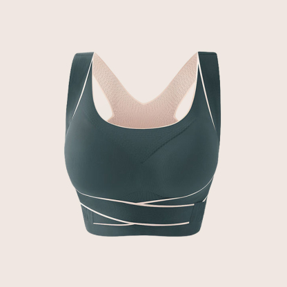調整ベルト付きスポーツブラ
