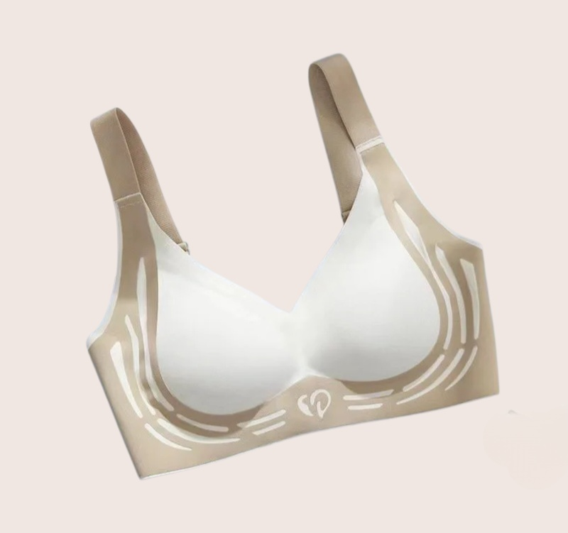 コントラスト配色ノンワイヤーブラ