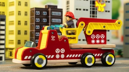 Hape Siren & Lights Toy Fire Truck(2到8歲)