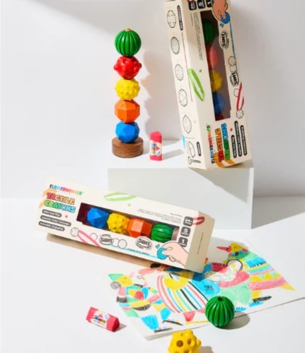 Flower Monaco | 5in1 set tactile crayons 5合1觸感蠟筆套裝 | 2歲以上