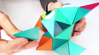 Trido Laguna 藝術 3D 磁性積木 (瀚海流光系列 高階版 - 36件套) STEM 玩具 | 所有面均可連接，無毒且通過 CE 認證 | 適合 3 歲以上兒童 🔥八折優惠 20%🔥