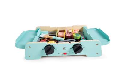 Hape Sizzling Griddle & Grill BBQ | 燒烤爐玩具套裝 (2-8 歲)