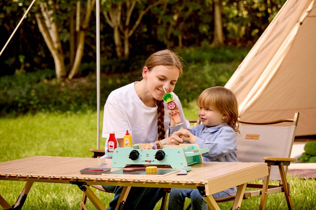 Hape Sizzling Griddle & Grill BBQ | 燒烤爐玩具套裝 (2-8 歲)