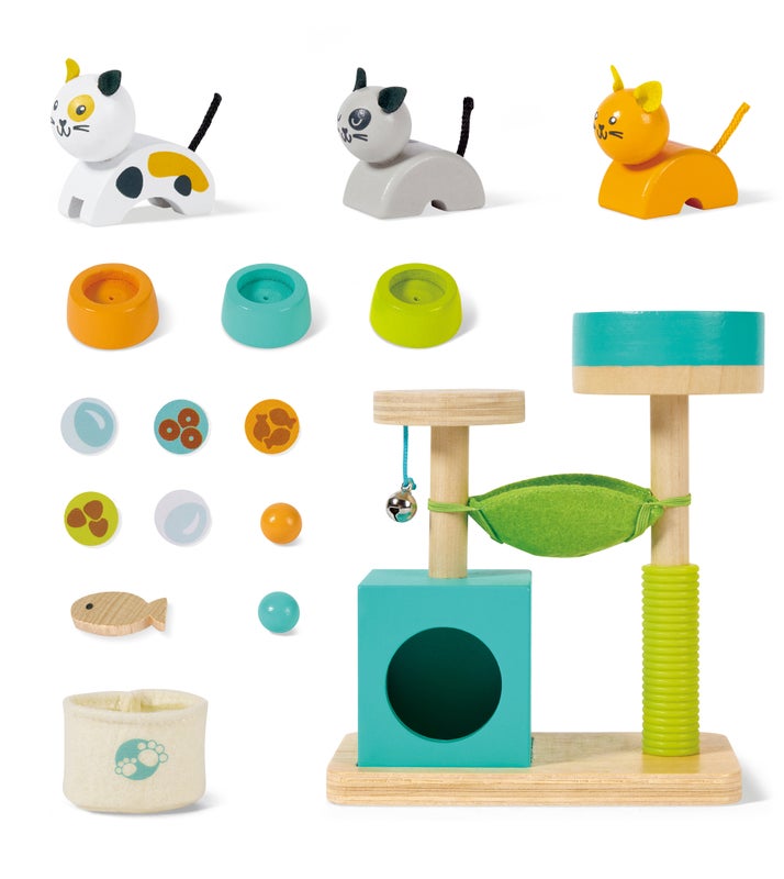 Hape Kitty Haven Playset | 貓咪玩樂套裝 (3 - 10 歲)