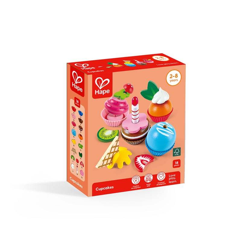 Hape Cupcakes | 蛋糕 DIY 套裝 (2-8 歲)