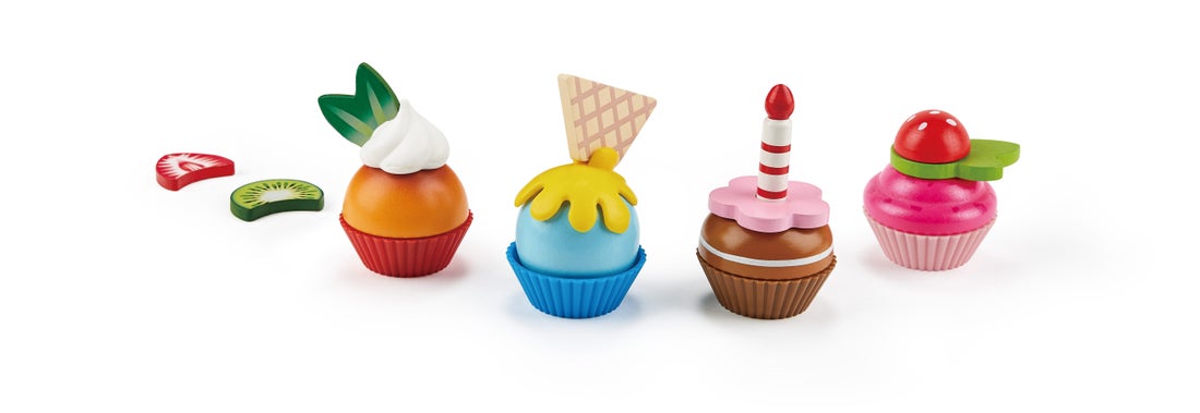 Hape Cupcakes | 蛋糕 DIY 套裝 (2-8 歲)