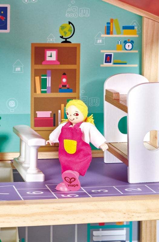 Hape Doll Family Mansion | 家庭大宅 - 包含傢俱 (3-10 歲)