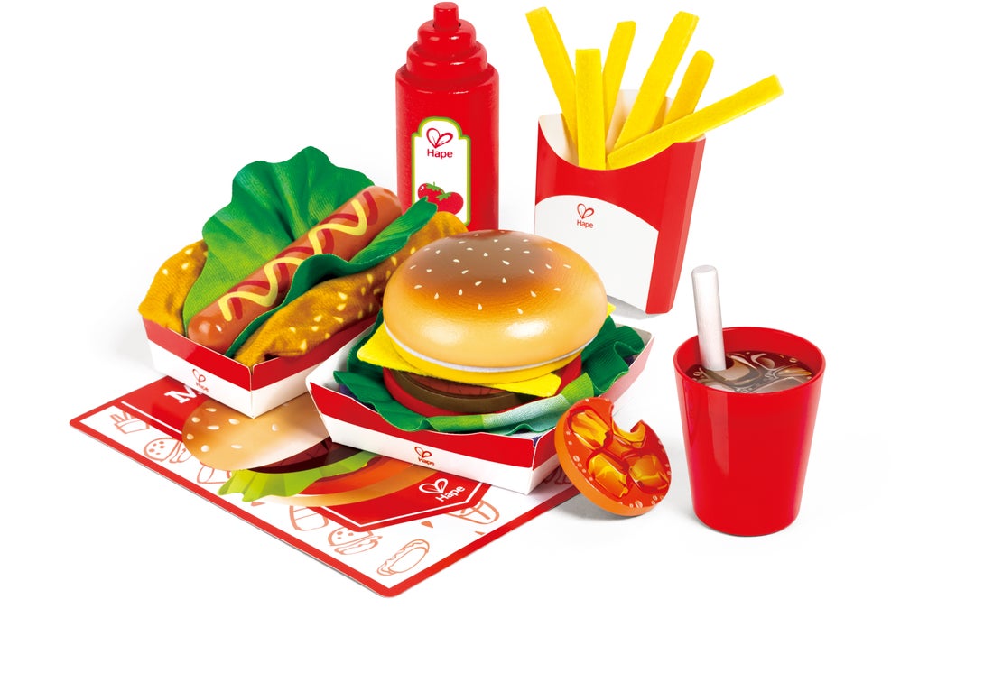 Hape Fast Food Set | 快餐店套餐玩具套裝 (2-8 歲)