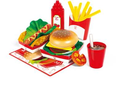 Hape Fast Food Set | 快餐店套餐玩具套裝 (2-8 歲)