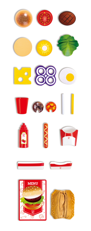 Hape Fast Food Set | 快餐店套餐玩具套裝 (2-8 歲)