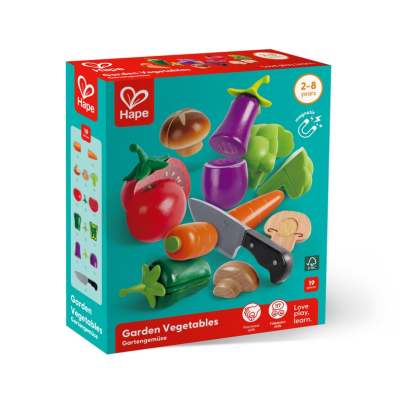 Hape Garden Vegetables | 田園蔬菜切切樂 (2-8 歲)