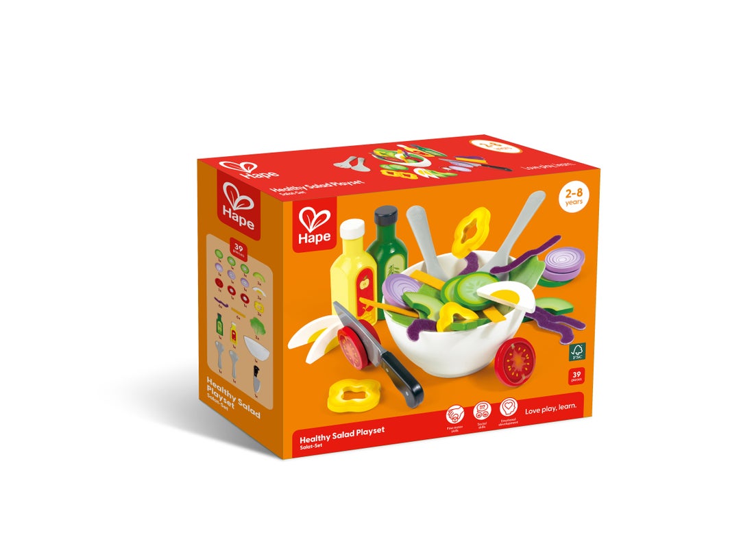 Hape Healthy Salad Playset | 綠色沙律 (2-8 歲)