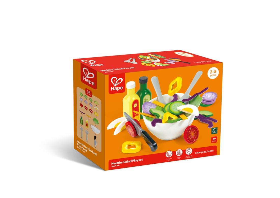 Hape Healthy Salad Playset | 綠色沙律 (2-8 歲)