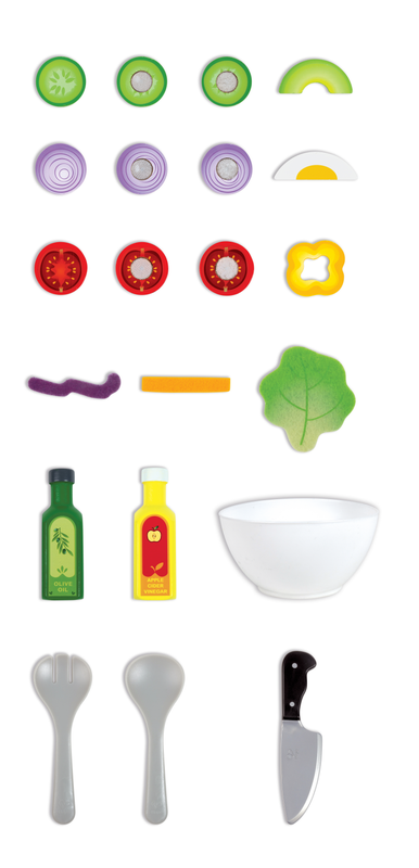 Hape Healthy Salad Playset | 綠色沙律 (2-8 歲)